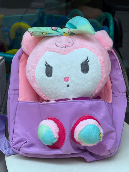Soft toy bag  picnic bag ( kuromi bag , hello kitty bag )