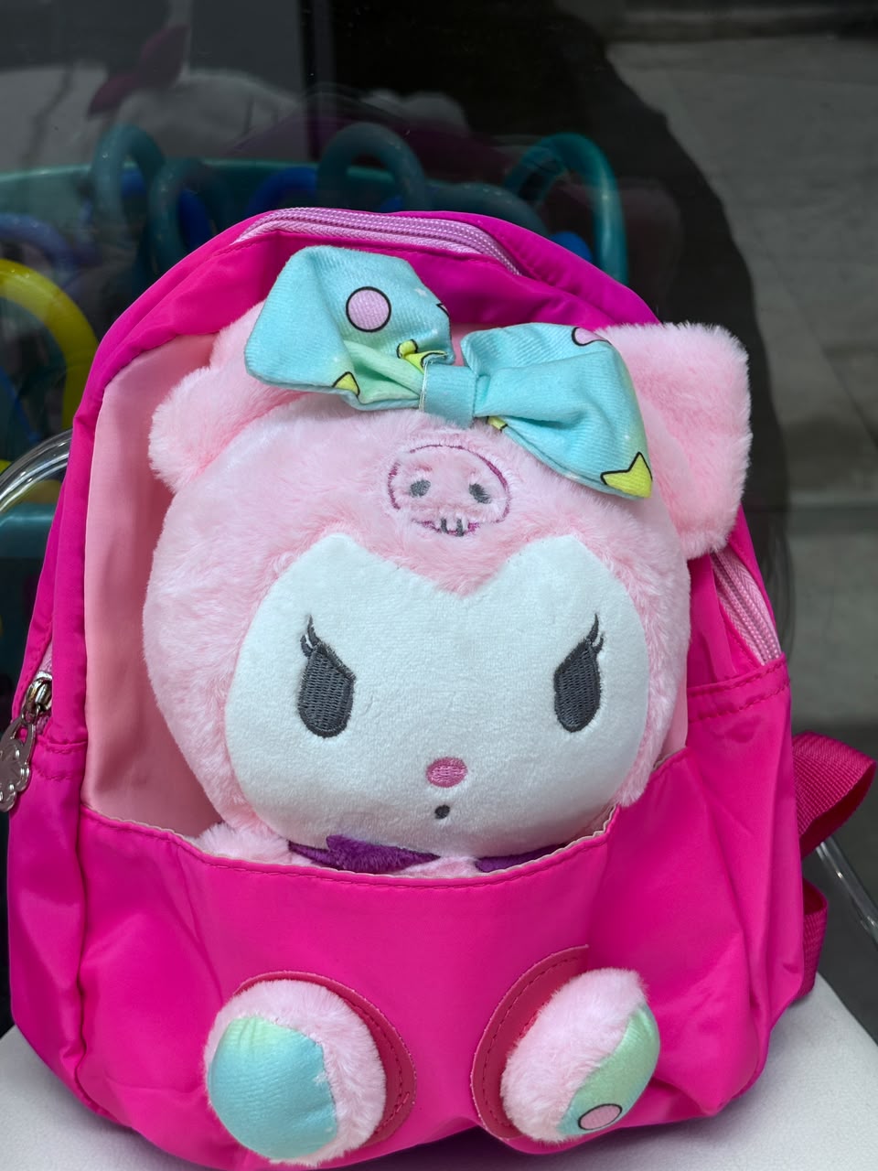 Soft toy bag  picnic bag ( kuromi bag , hello kitty bag )