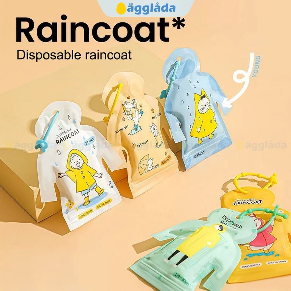 Disposable raincoat