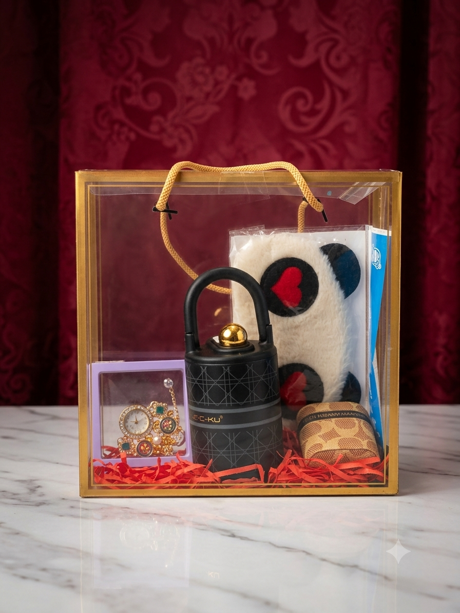 Luxury Kids Return Gift Hamper with Premium Insulated Tumbler, Plush Diary, Rakhi Gift & Accessories | Birthday Return Gift Box for Boys & Girls | Ready-to-Gift Premium Hamper