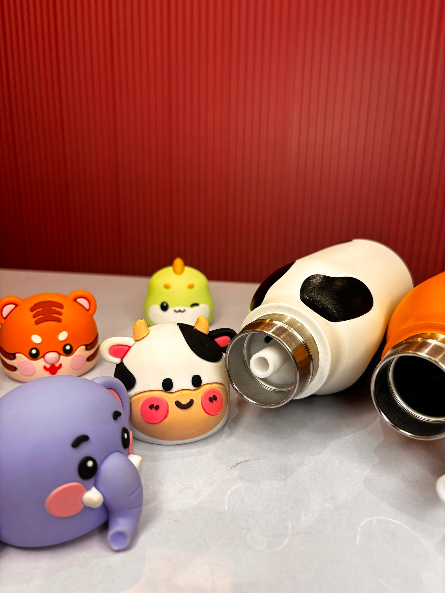 Steel Animal Head Bottle for Kids
