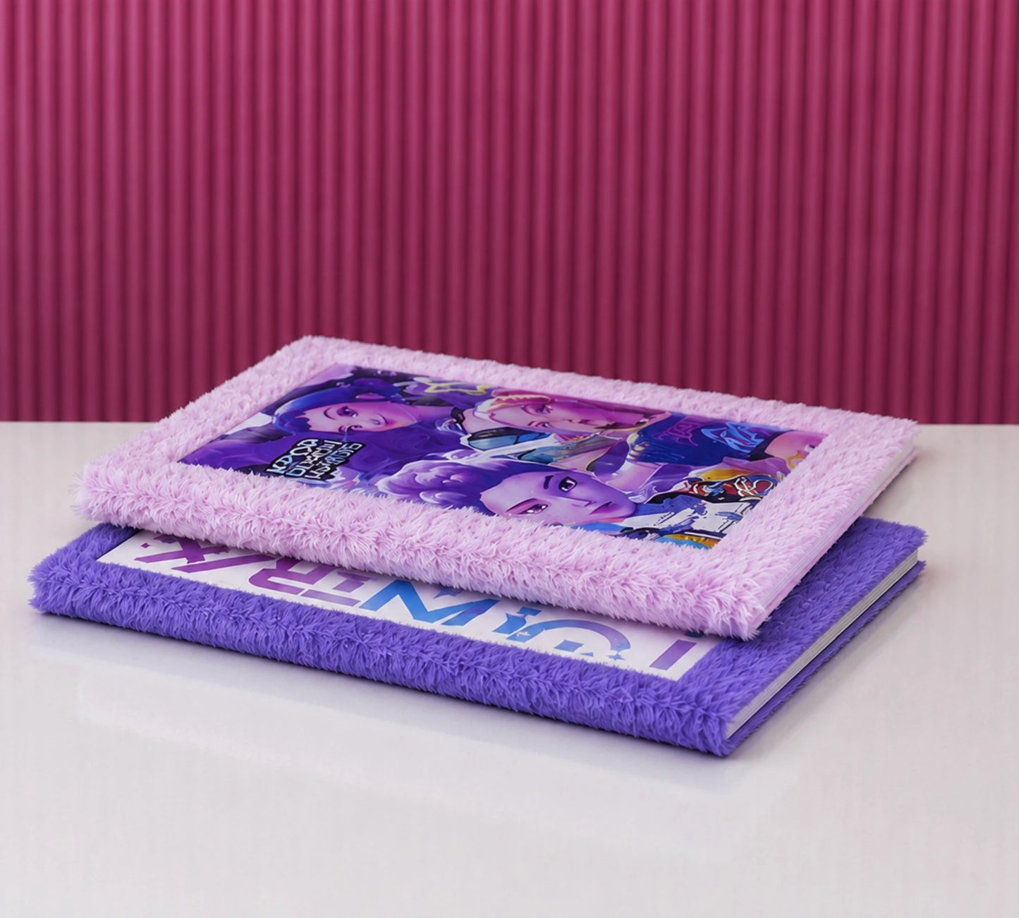 Cute Plush Fur Diary Notebook – Assorted Designs