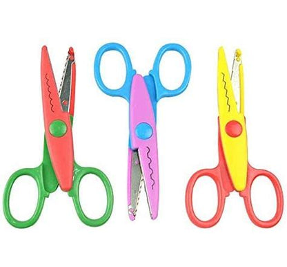 Amazing Designer Decorative Zigzag Scissors for Border Edge Cutting for Art & Craft(Set of 3)