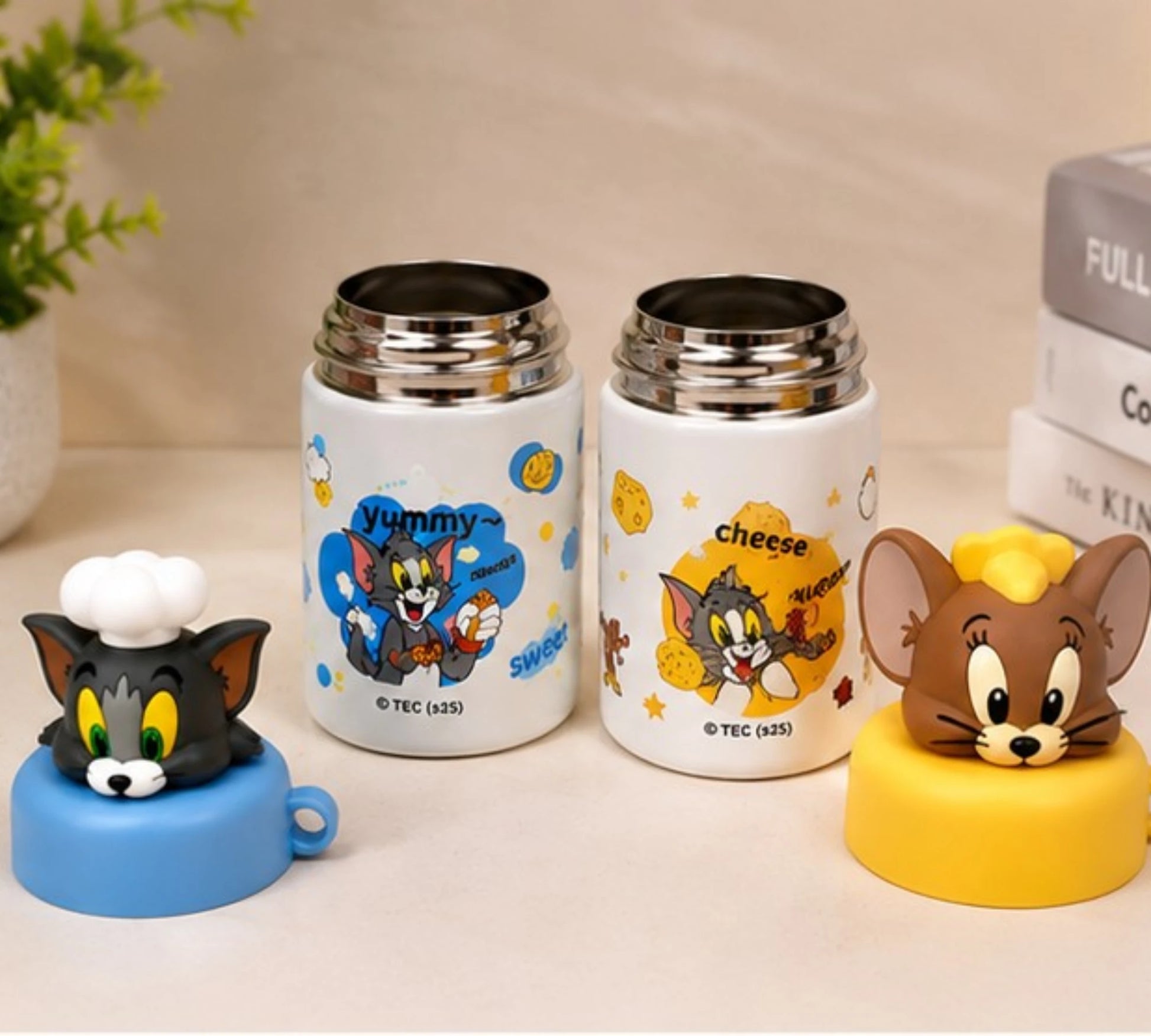 Tom & Jerry Cartoon Food Jar