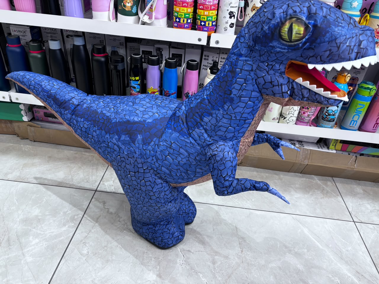 Inflatable Dinosaur RC Toy for Kids, Electric Dinosaur Toy with 360°Rotation, Rechargeable T-Rex RC Walking for Boys & Girls,