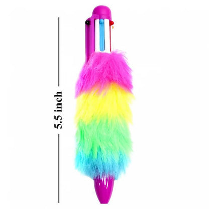 Unicorn 3 in 1 Combo Fur Gift Set for Gifting | Unicorn Fur Diary - Unicorn Fur Pouch - Unicorn 6in1 Fur Pen