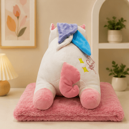2-in-1 Plush Soft Toy with Blanket