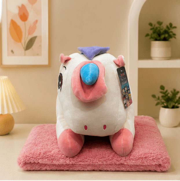 2-in-1 Plush Soft Toy with Blanket
