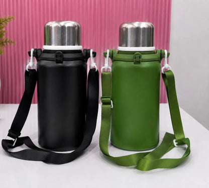Vacuum Insulated Water Bottle with Strap